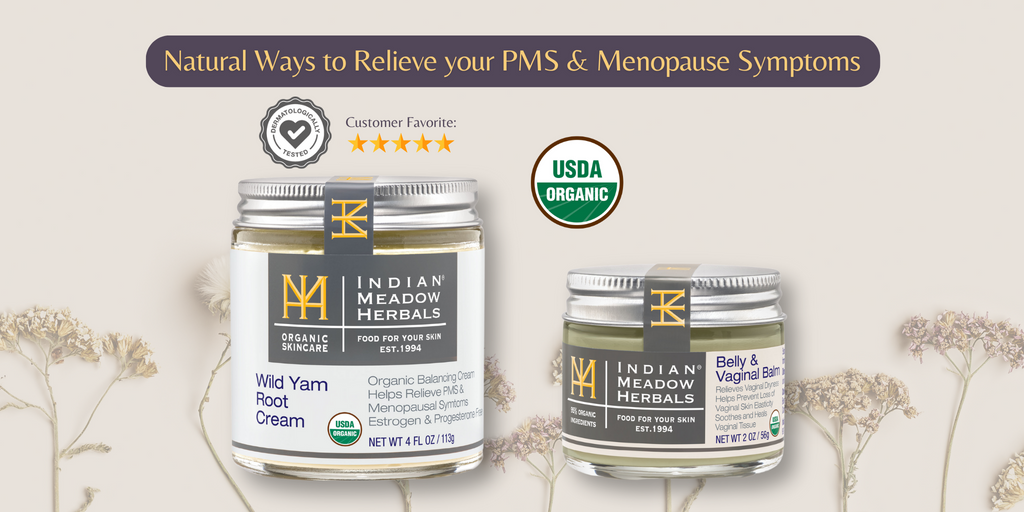 Wild Yam Root and Belly and Vaginal Balm Image for PMS & Menopause Symptoms