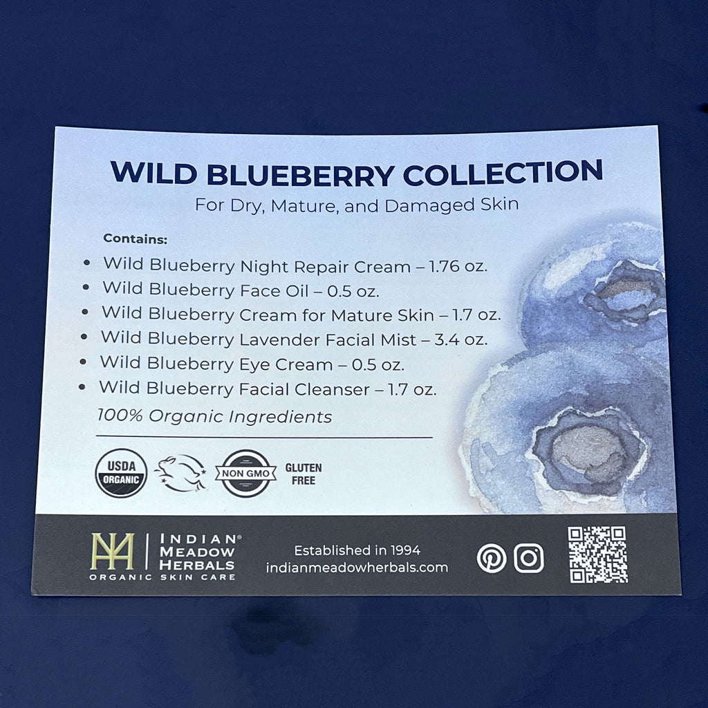 Wild Blueberry Collection information card